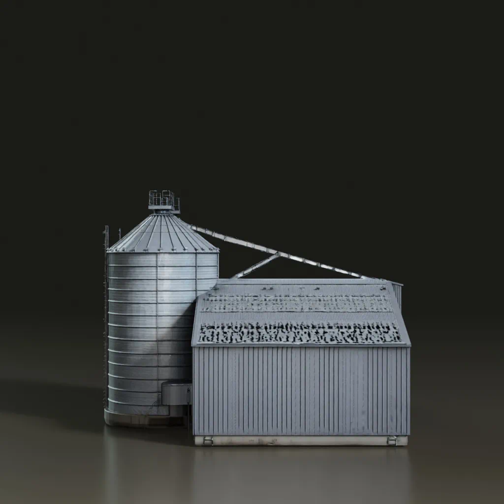 Textured grain complex mesh