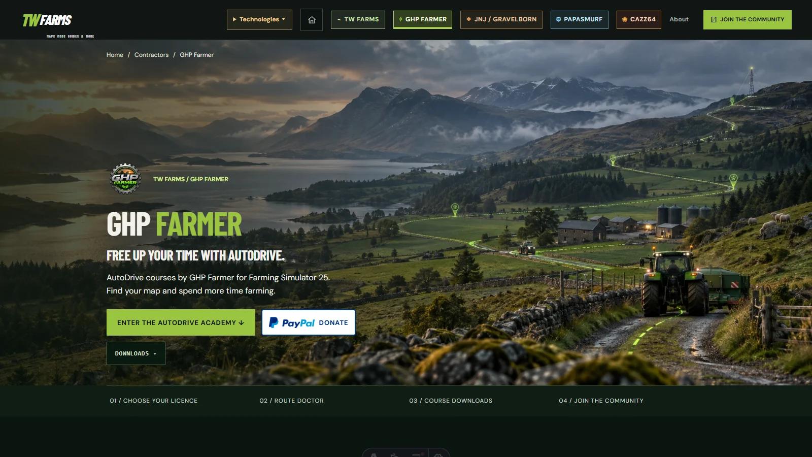 GHP Farmer AutoDrive Academy on TW Farms